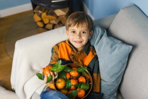 Vitamine C dans l'alimentation des enfants