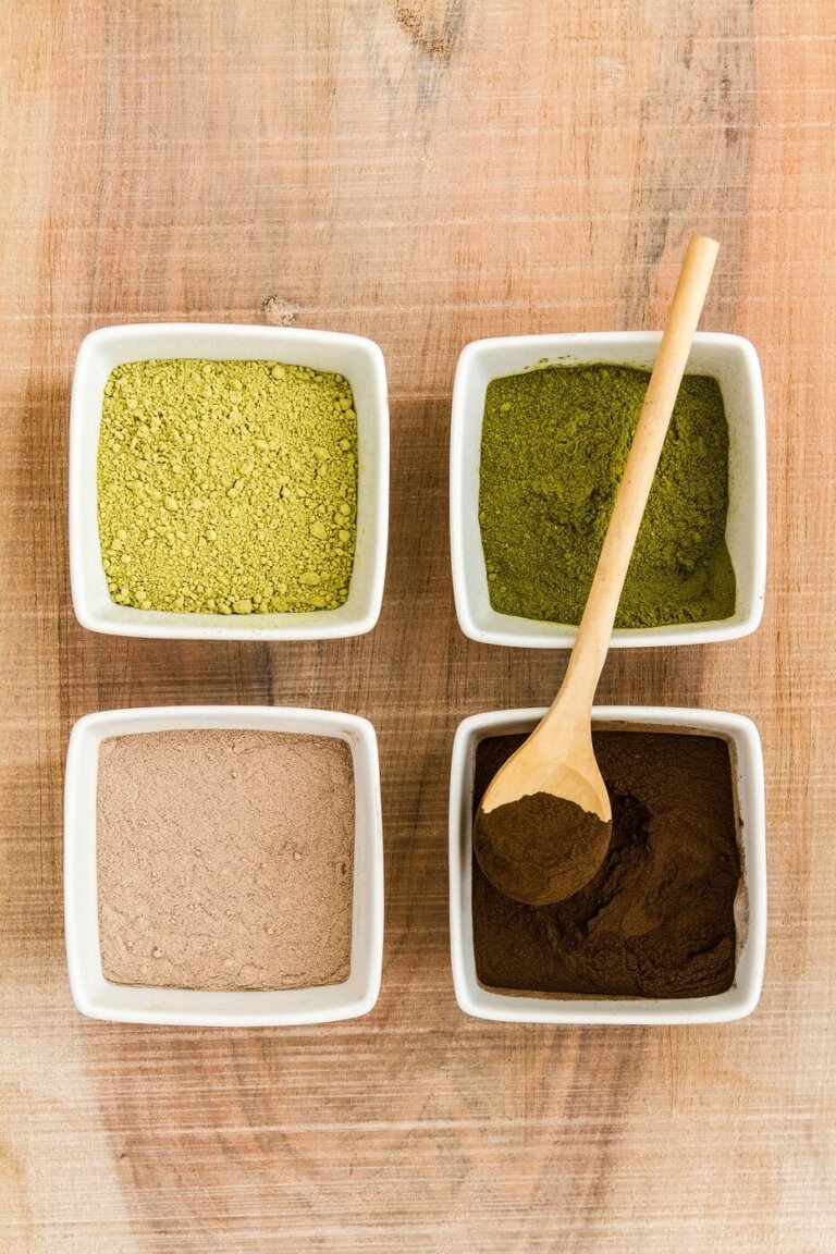 différentes teintes de henné